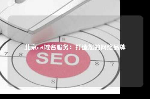 北京net域名服务：打造您的网络品牌