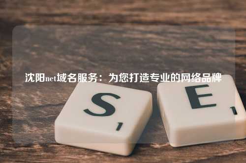 沈阳net域名服务：为您打造专业的网络品牌